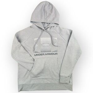 Under Armour Men's Gray HeatGear Hoodie Pullover Sweatshirt Size Large